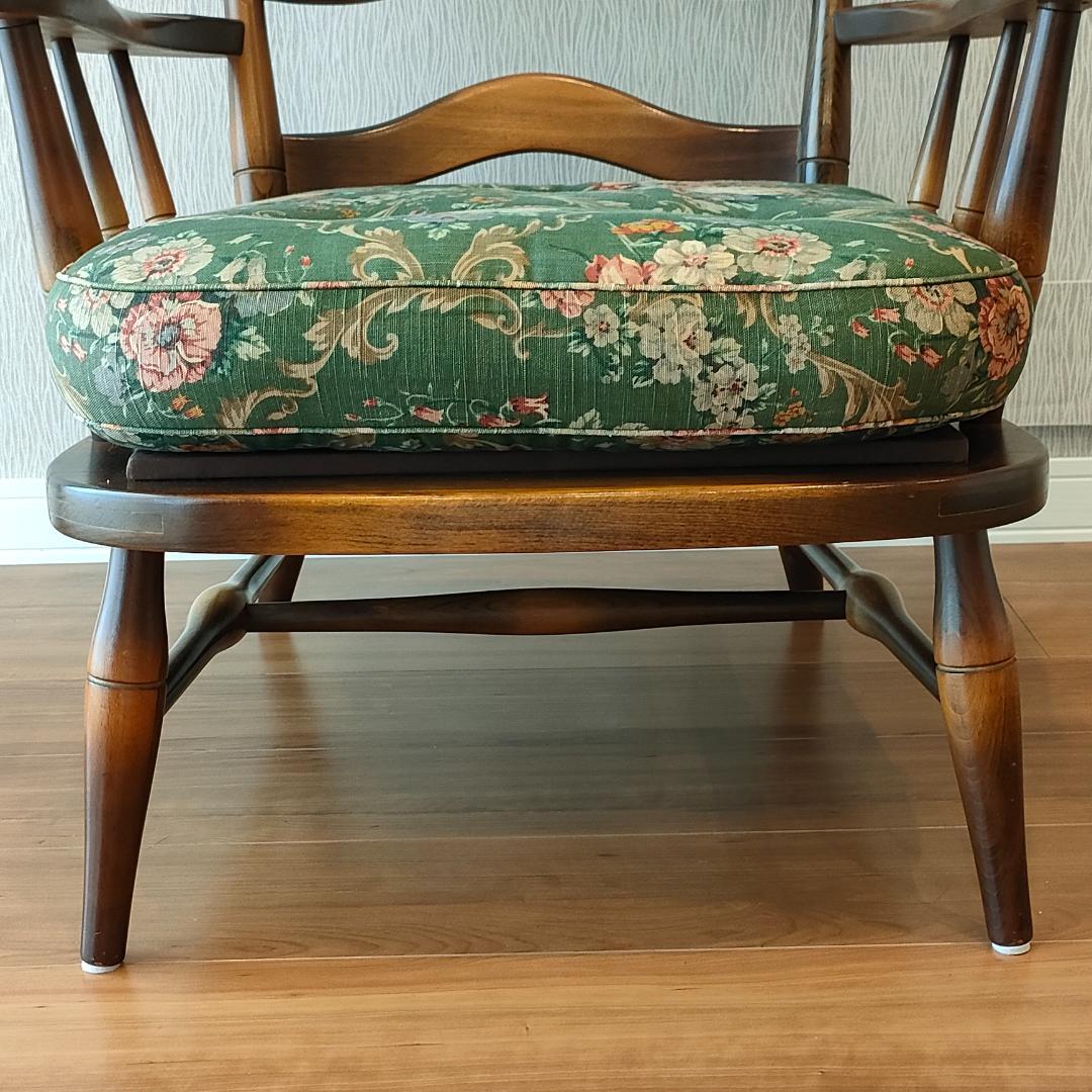 飛騨産業　のりくら　一人掛けソファ　アームチェア　キツツキ　アンティーク