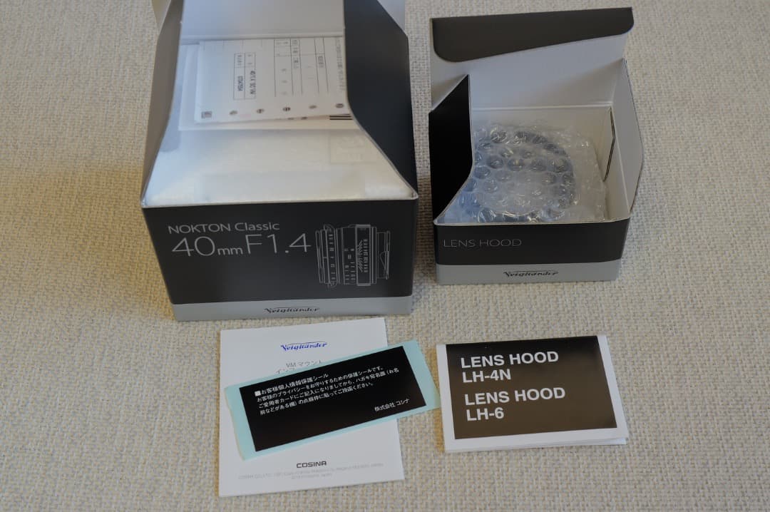レンズ(単焦点) VoightLander NOKTON classic 40mm F1.4 SC