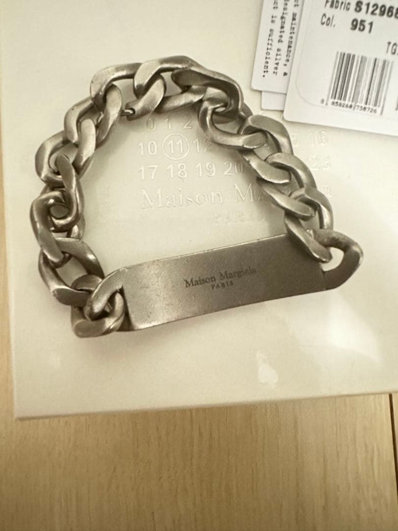 Maison Margiela シルバーチェーンブレスレット S