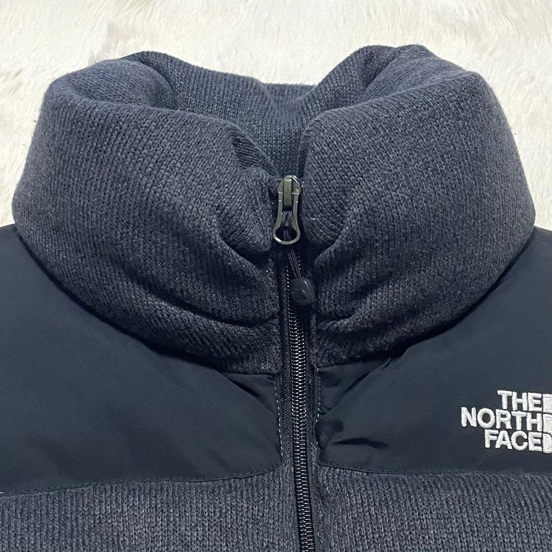 【THE NORTH FACE】ダウンベスト 700フィルパワー 黒/グレー切替