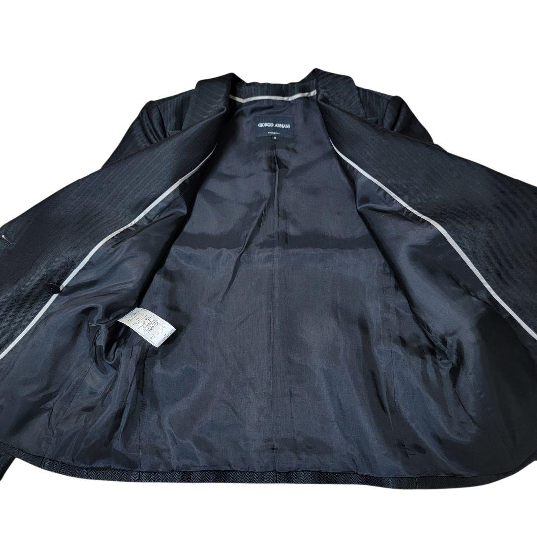 イタリア製 ジョルジオアルマーニ ダブル スーツ セットアップ 44 XL