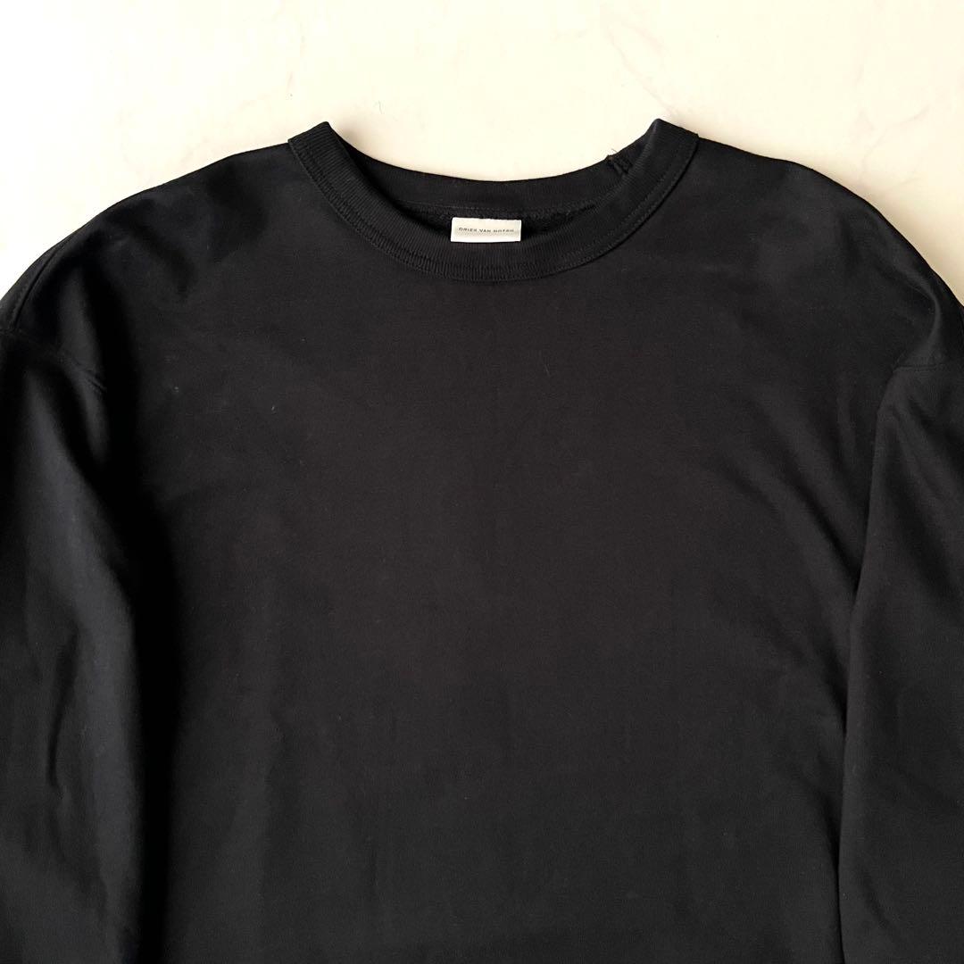 ドリスヴァンノッテン HAX クルーネックスウェット 黒 M オーバーサイズ