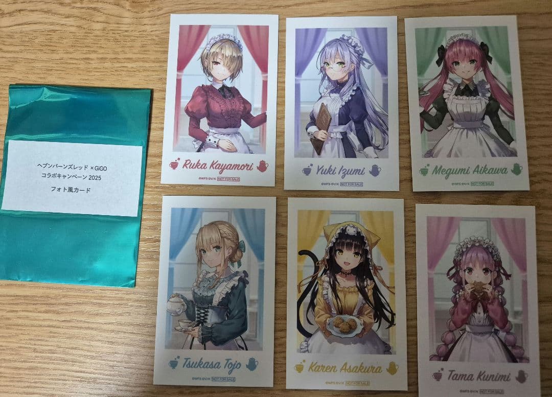 ■カマロ■ヘブバンワイヤレスヘッドホン&ポーチ&フォト風カード6枚セット