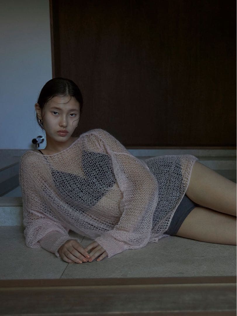 【ay様】JOSE MOON モヘアホールドロップニット