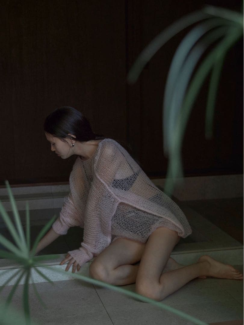 【ay様】JOSE MOON モヘアホールドロップニット