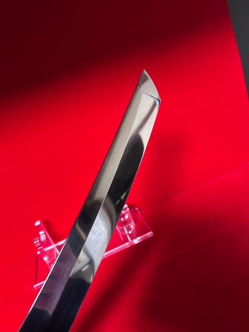 包丁　先丸型　マグロ包丁　尺ニ　鏡面仕上げ　切味抜群　箱付　未使用品