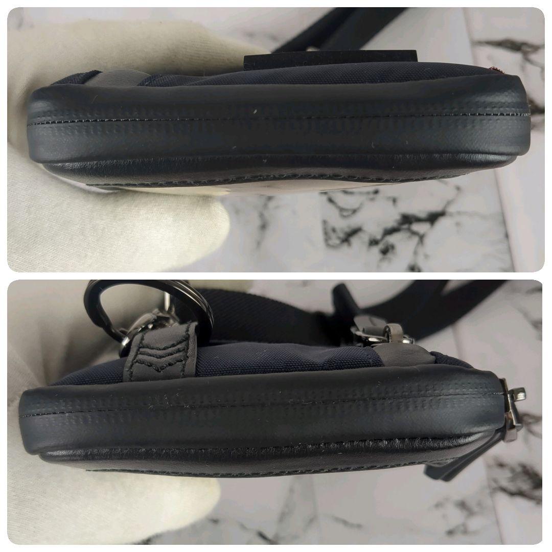 【極美品】BALLY☆2way スマホ　ショルダー　バッグ　防水　肩掛け　首掛け