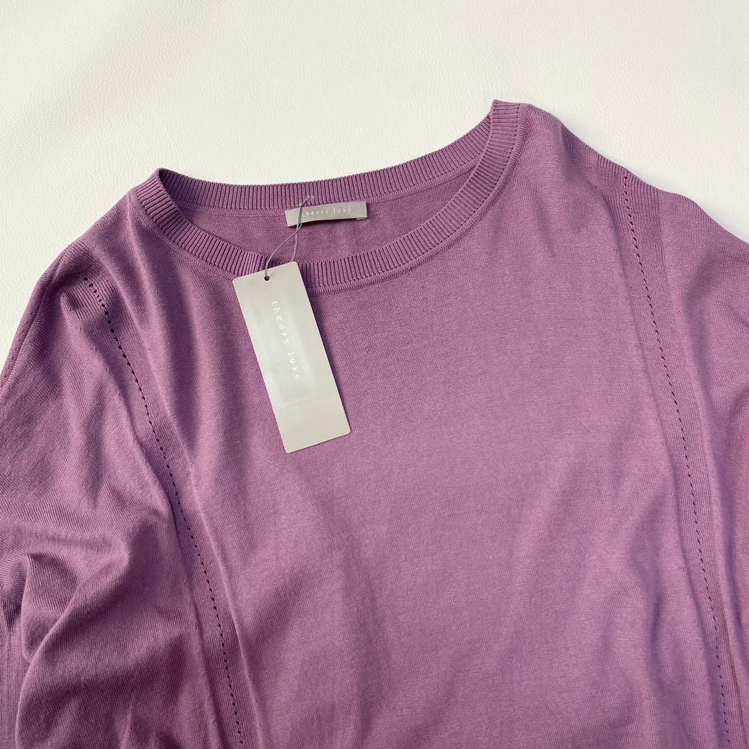 新品タグ付き✨　theory luxe クルーネックニット　カットソー　2024