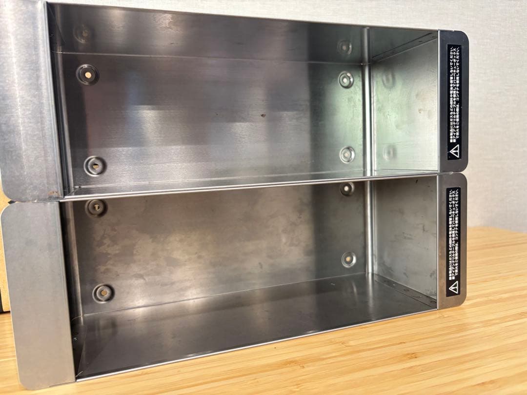 【中古】スノーピーク CK-025 ステンボックス ハーフユニット 2セット