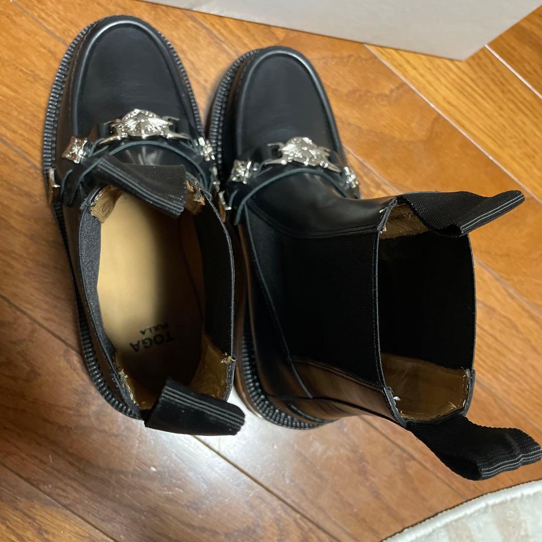 TOGA PULLA ブラック サイドゴアブーツ 36.5【売り切り希望】