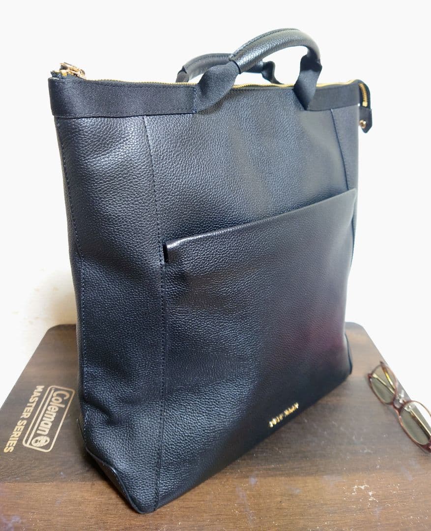 本日までお値下げ【未使用】コールハーン 黒 3weyバックパック A4もO.K.