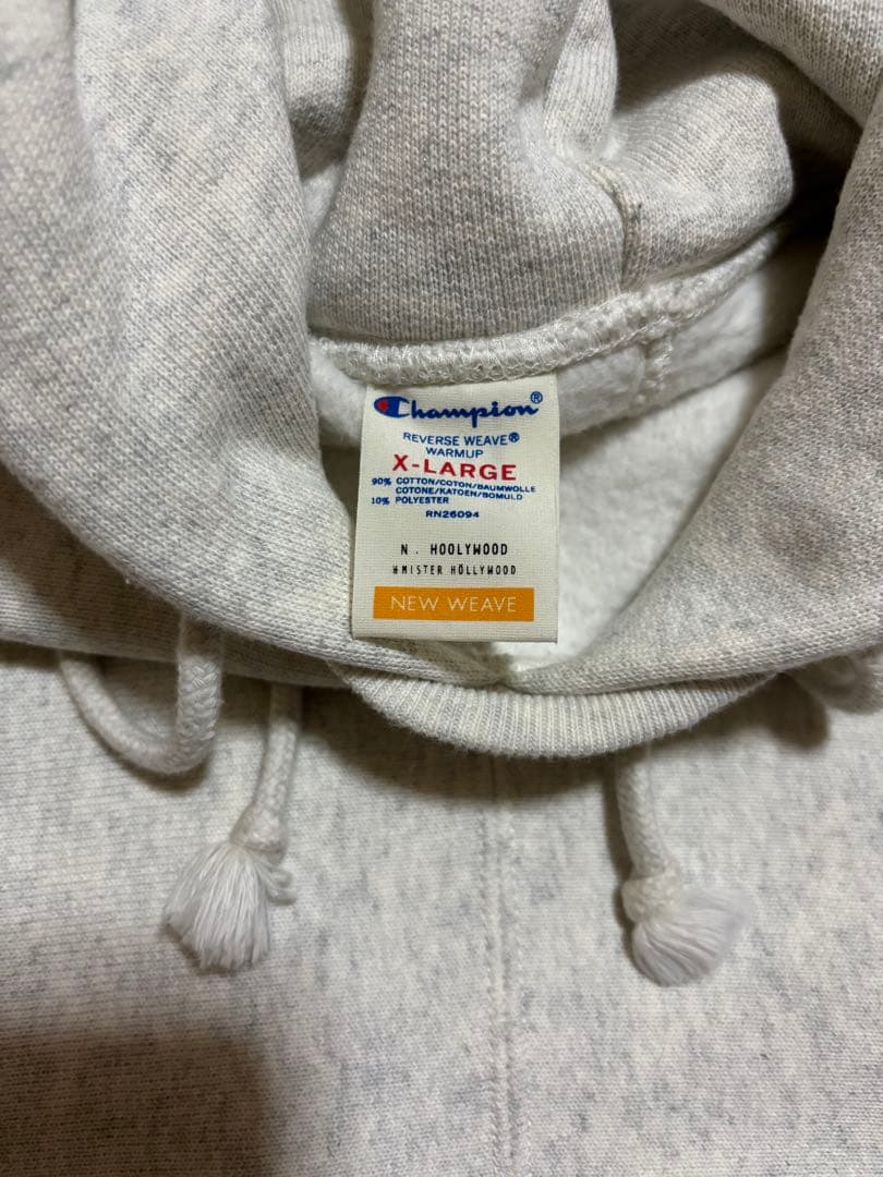 チャンピオン x エヌハリウッド リバースウィーブ パーカー