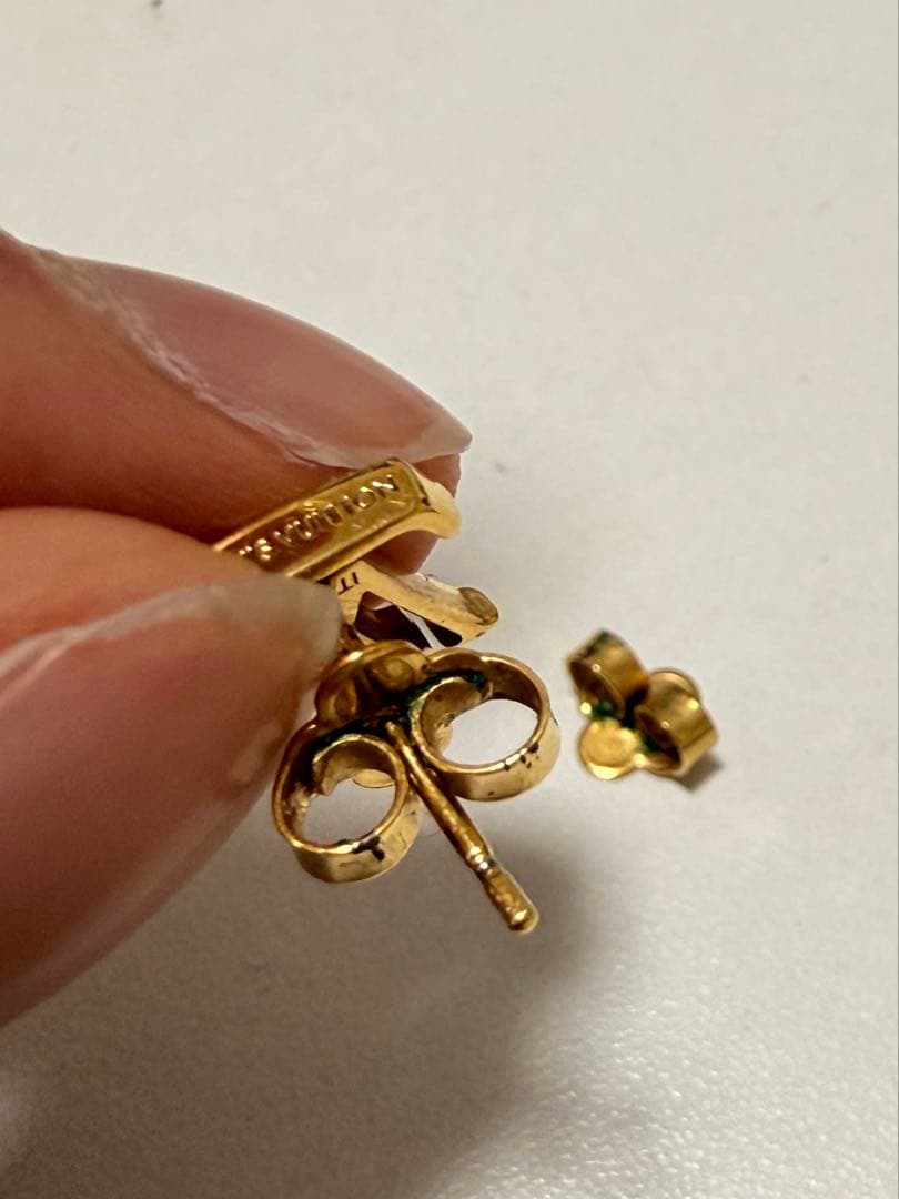 Louis Vuitton ゴールドメッキ ピアス　片耳