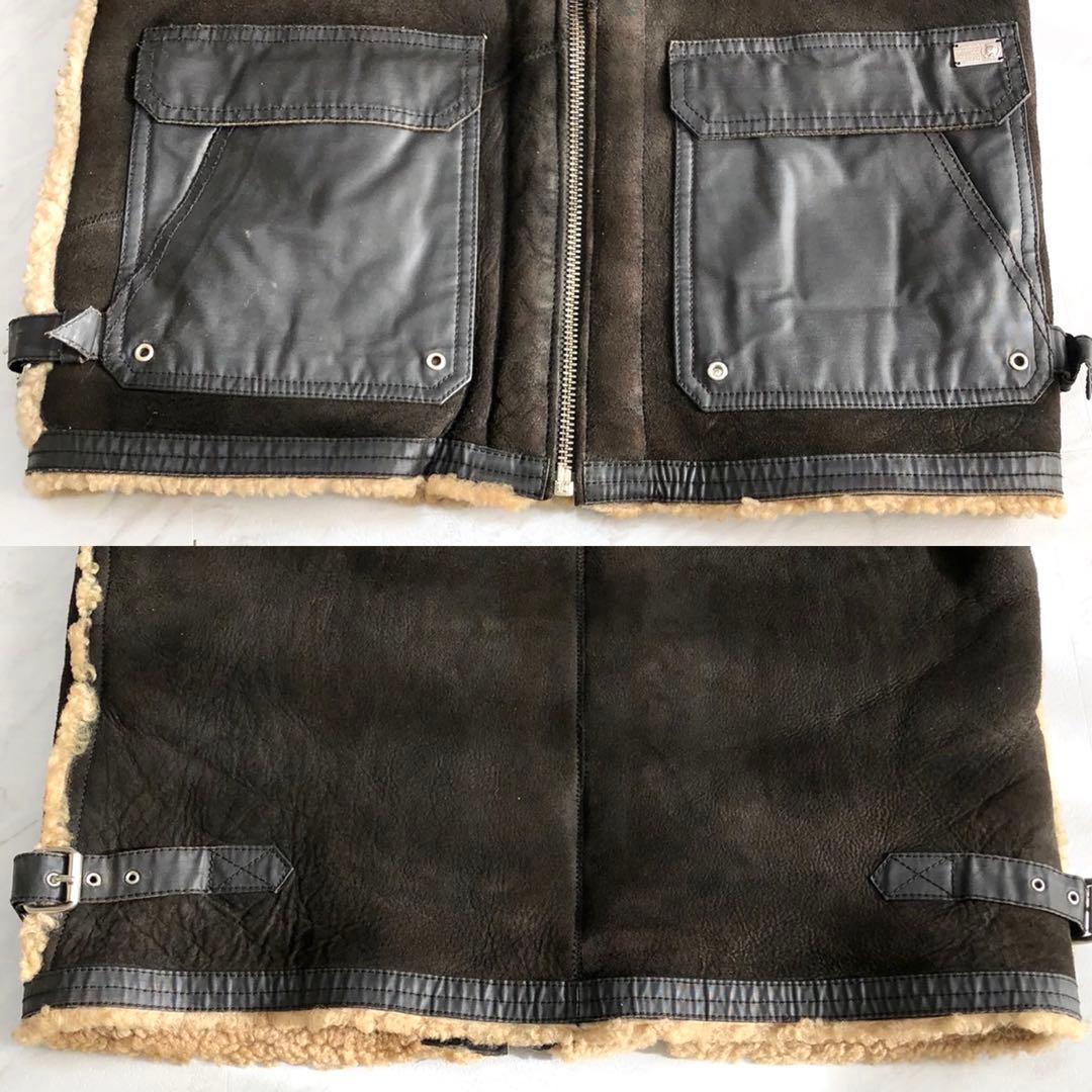 DIESEL HERITAGEライン B-3 リアルムートン フライトジャケット