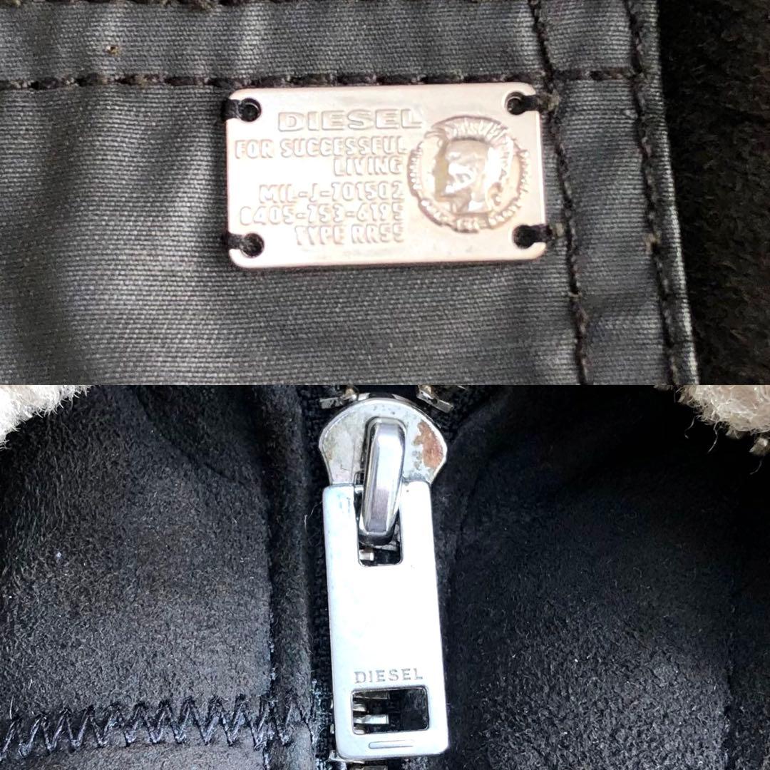 DIESEL HERITAGEライン B-3 リアルムートン フライトジャケット