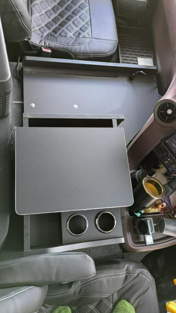 新型 17 グランドプロフィア 保冷庫対応　コンソールテーブル パイプ無し