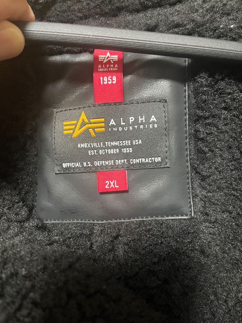 ALPHA B3ジャケット　レザージャケット 2XL アビレックスB-3