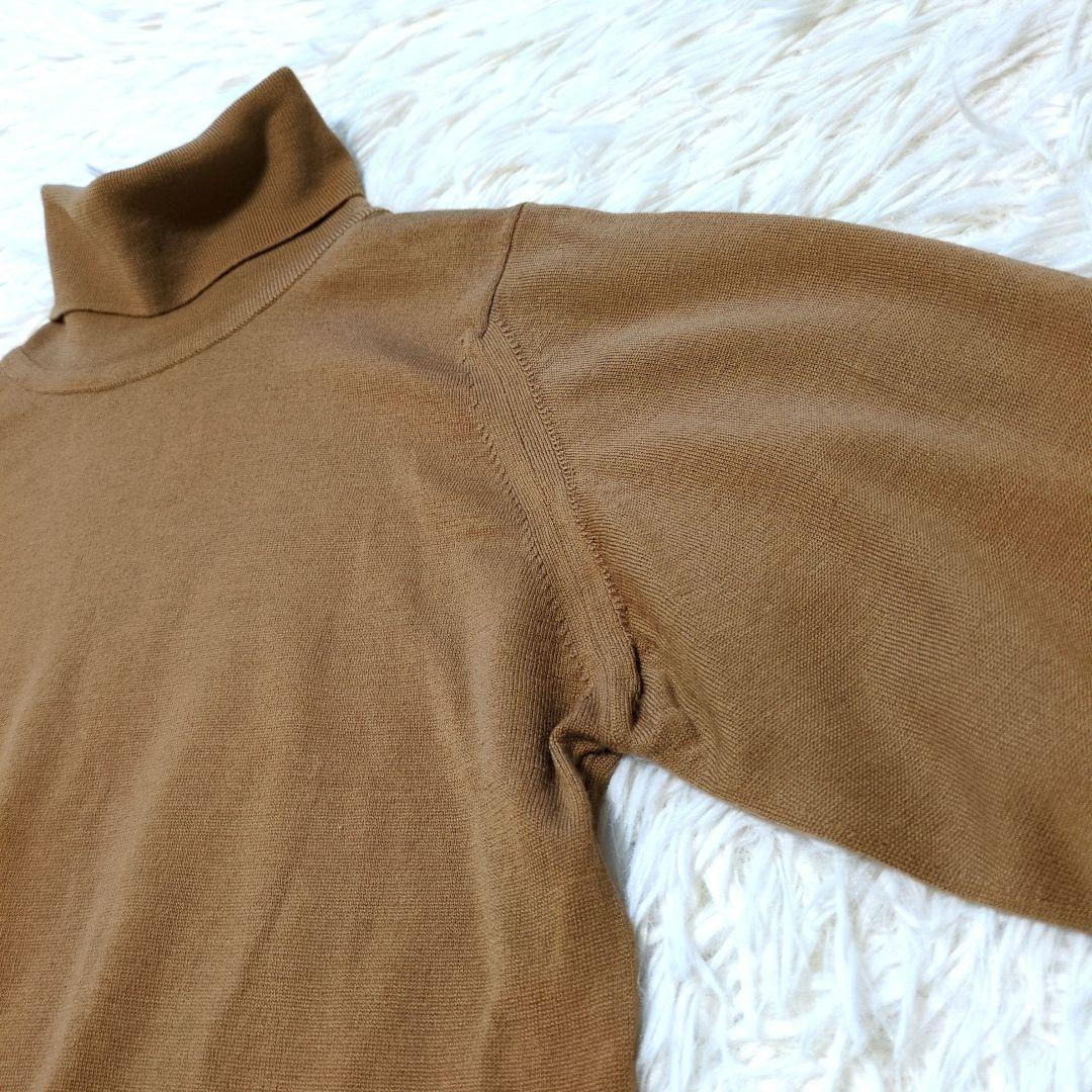 美品✨ジョンスメドレー 現行 30G タートルネックニット メリノウール