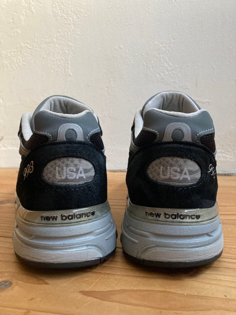 New Balance 993 ブラック/グレー Made in USA