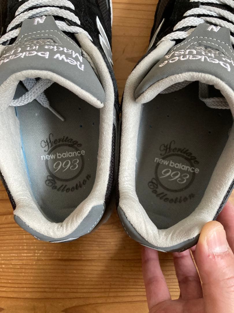 New Balance 993 ブラック/グレー Made in USA