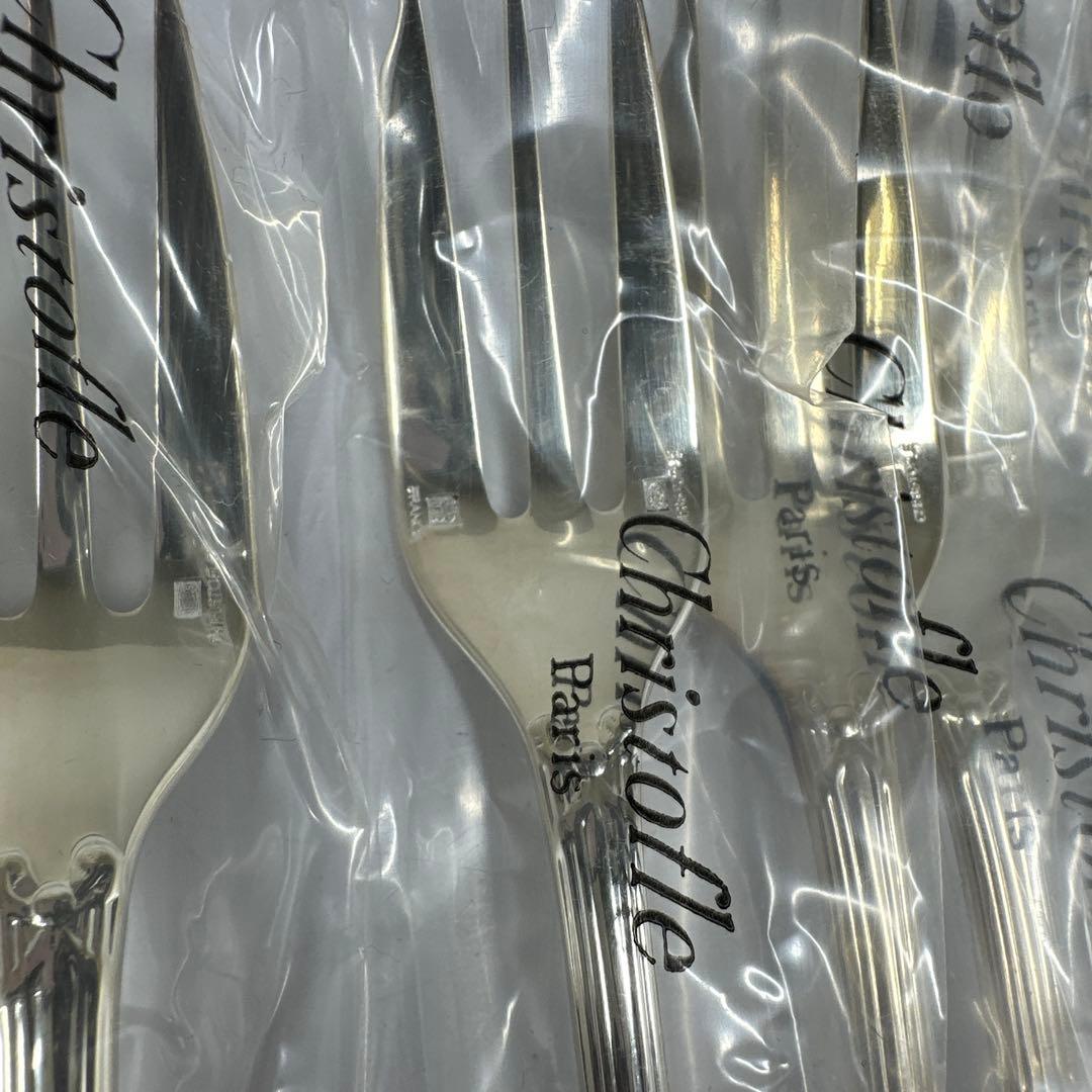 クリストフル新品カトラリーセット42点　ケース付　2963g 東Y7-0418②