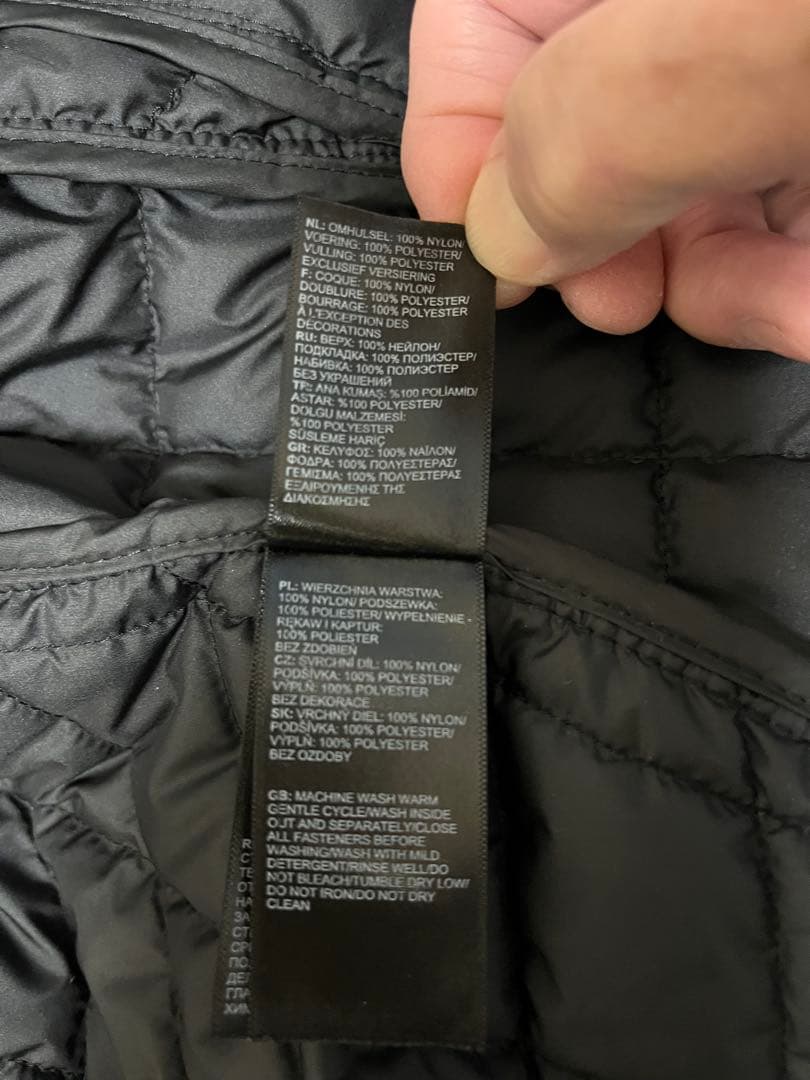 THE NORTH FACE ブラック ダウンジャケット黒XL