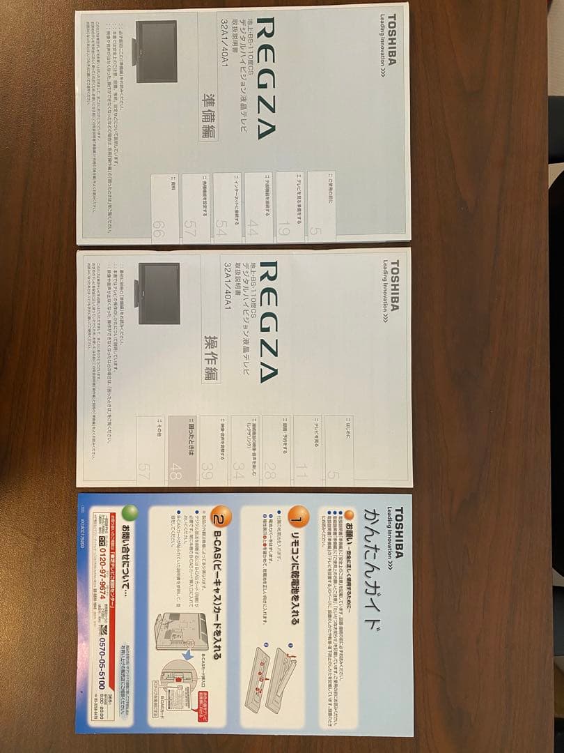 TOSHIBA REGZA テレビ　32型　32A1