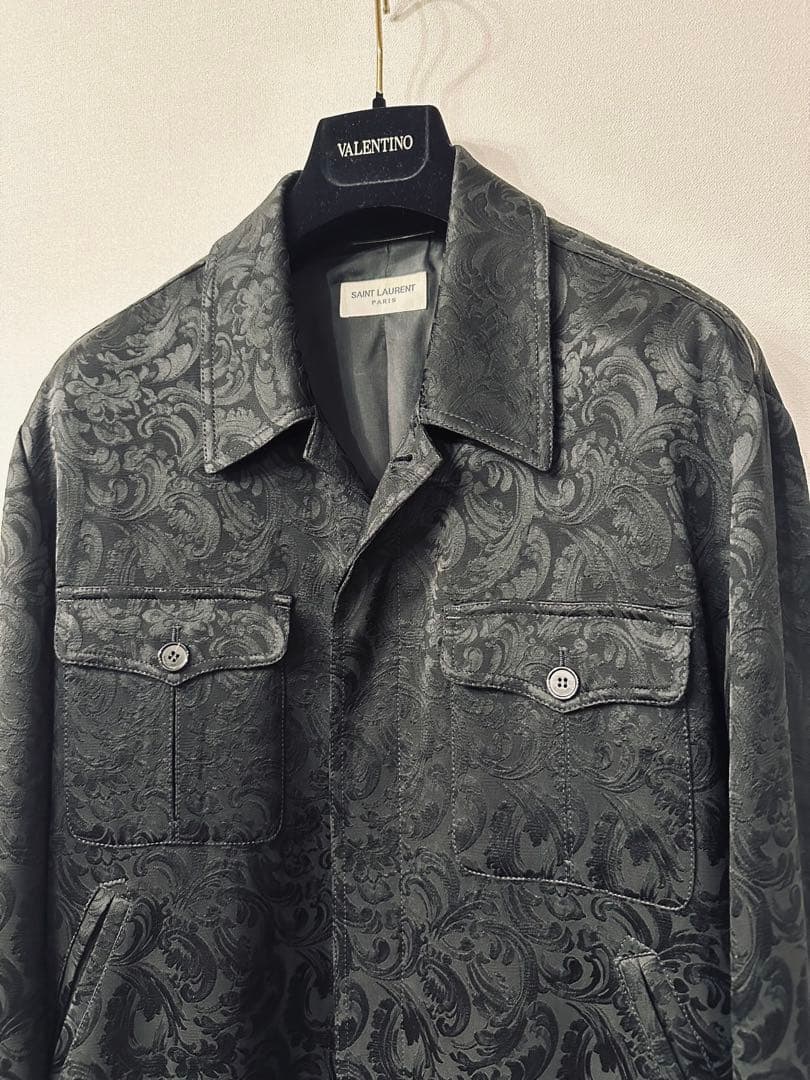 【極美品】 SAINT LAURENT 黒ジャケット サンローラン