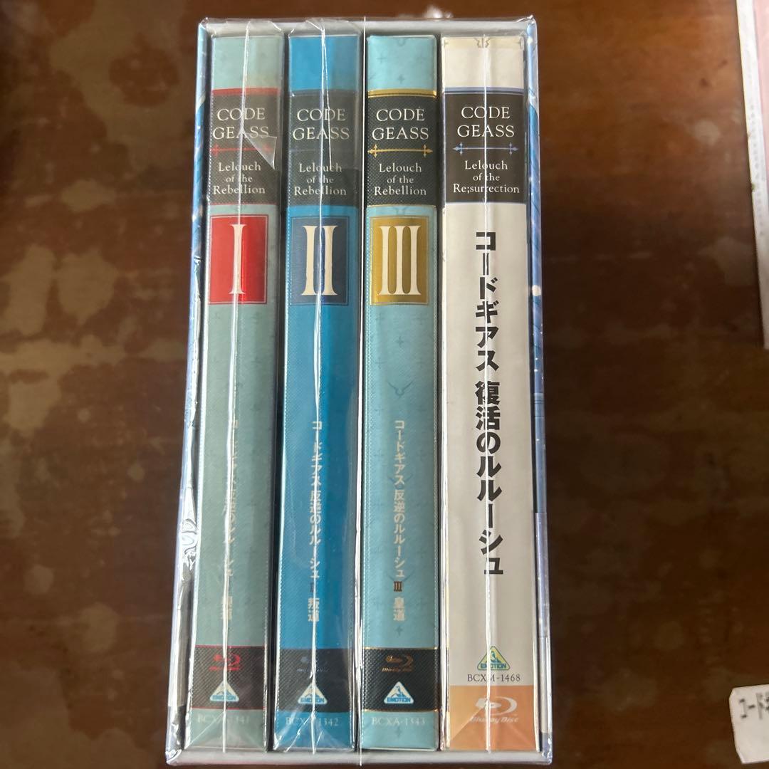 コードギアス 反逆のルルーシュ 劇場版 Blu-ray 全４巻 限定版セット