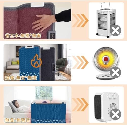 パネルヒーター 折りたたみ 足元ヒーター 速暖 暖房器具 携帯便利 足_corg
