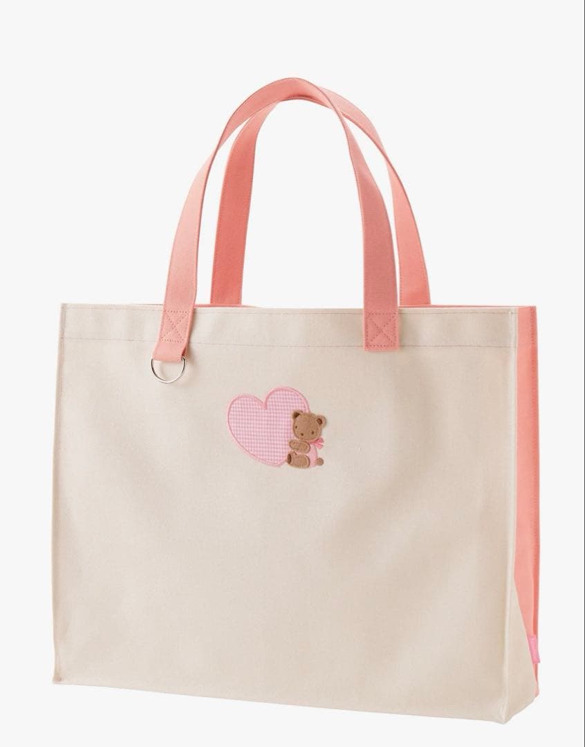 ファミリア　カラフルシリーズ　トートバック　ピンク　推しカラー