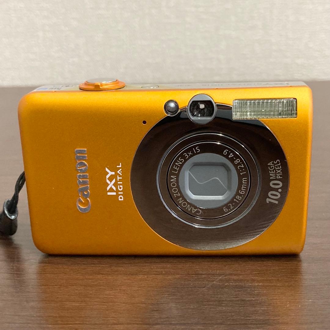 Canon IXY DIGITAL 110 IS コンパクトデジカメ オレンジ