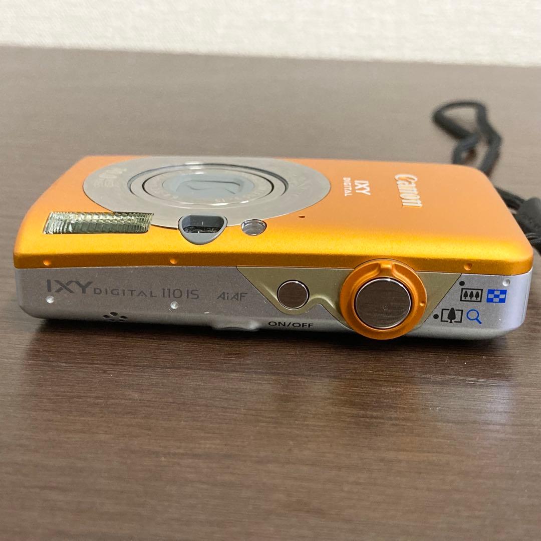 Canon IXY DIGITAL 110 IS コンパクトデジカメ オレンジ
