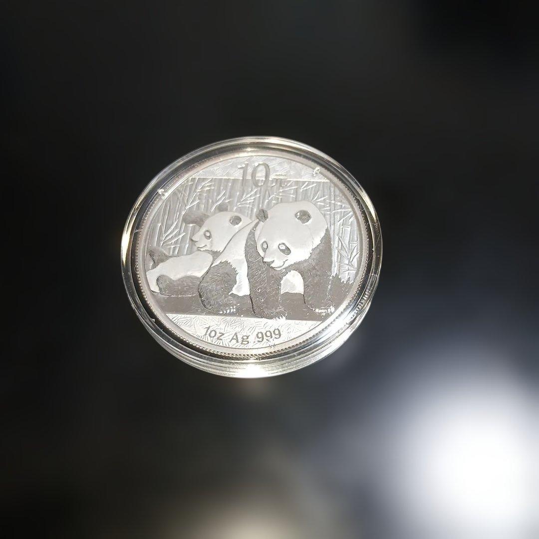 た*ぢ様 2010年 中華人民共和国 パンダ銀貨 1オンス