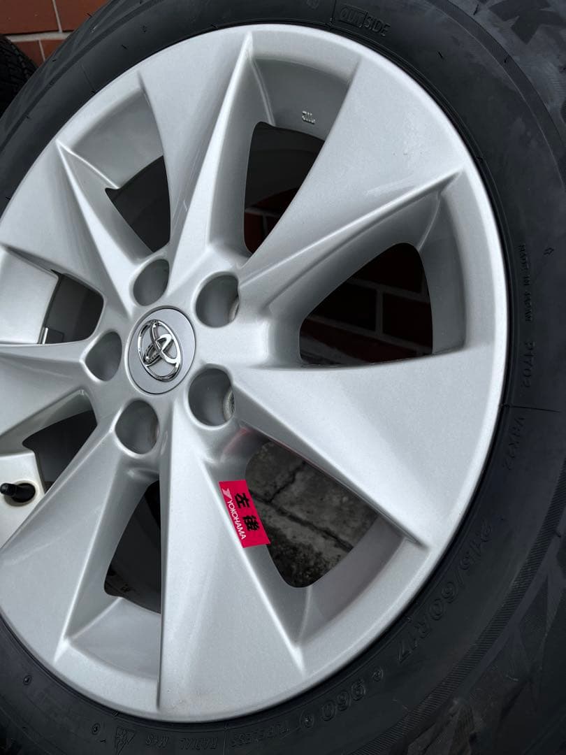 【引取限定】アルファード純正17インチホイール スタッドレスタイヤセット室内保管