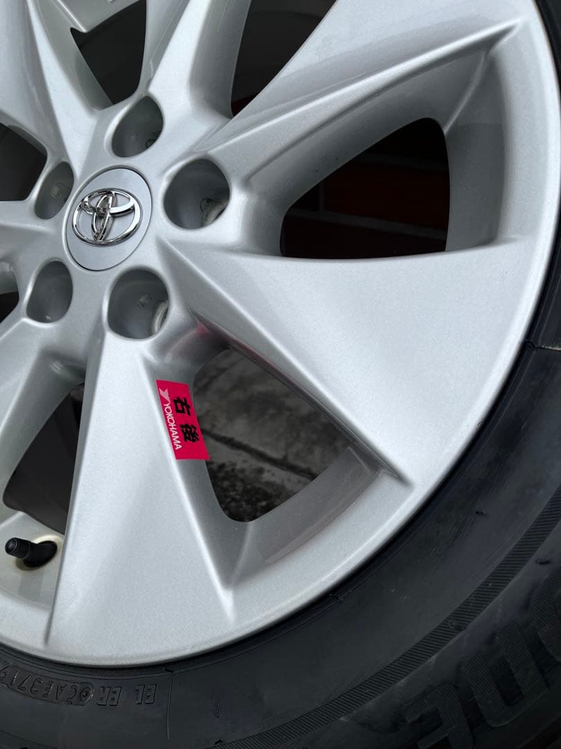 【引取限定】アルファード純正17インチホイール スタッドレスタイヤセット室内保管