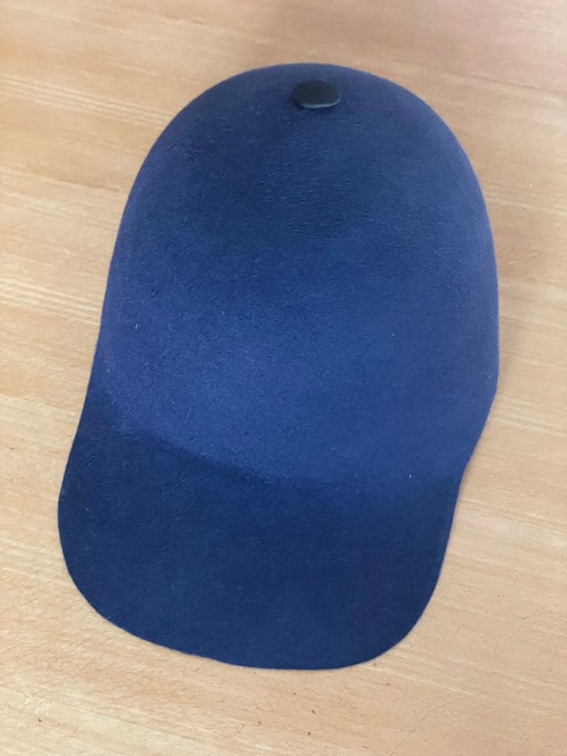 【マシャ】LANVIN 騎手帽風キャップ（ラビットファー）