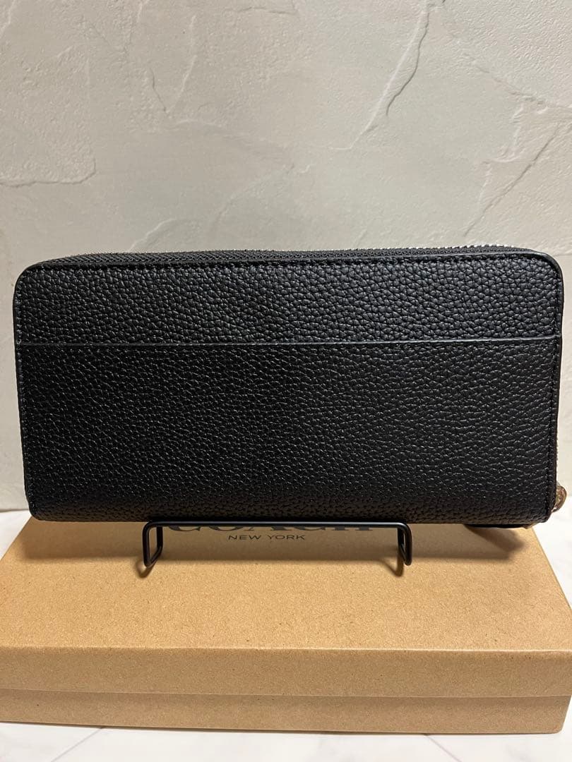 ✨️新品未使用✨️COACH ブラック レザー 長財布