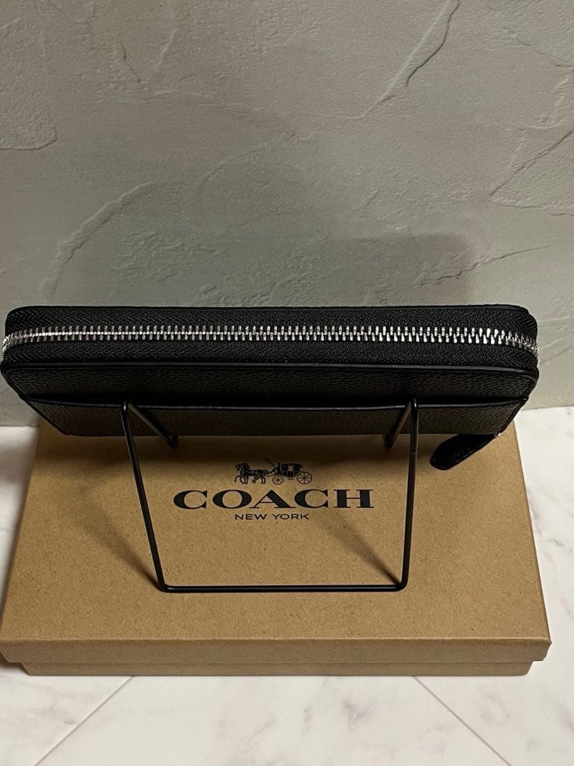 ✨️新品未使用✨️COACH ブラック レザー 長財布