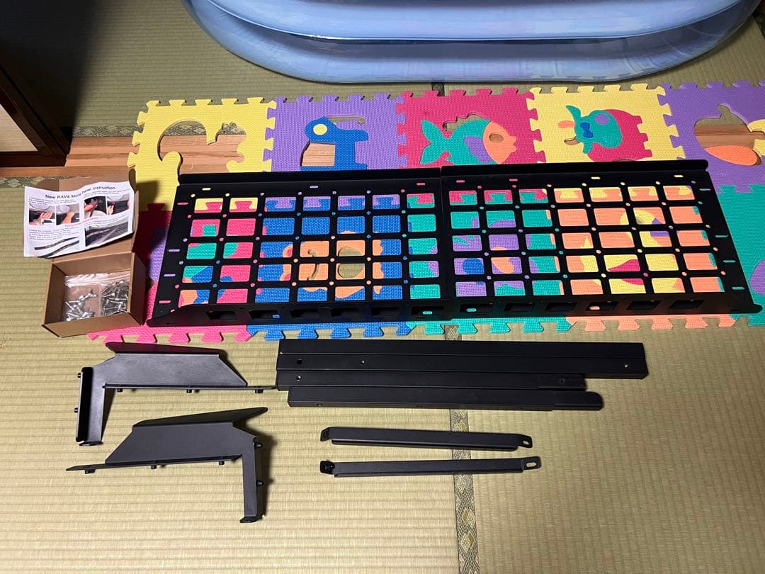 RAV4 50系 リアオーガナイザー アルミラック　ジョリーロジャーズ