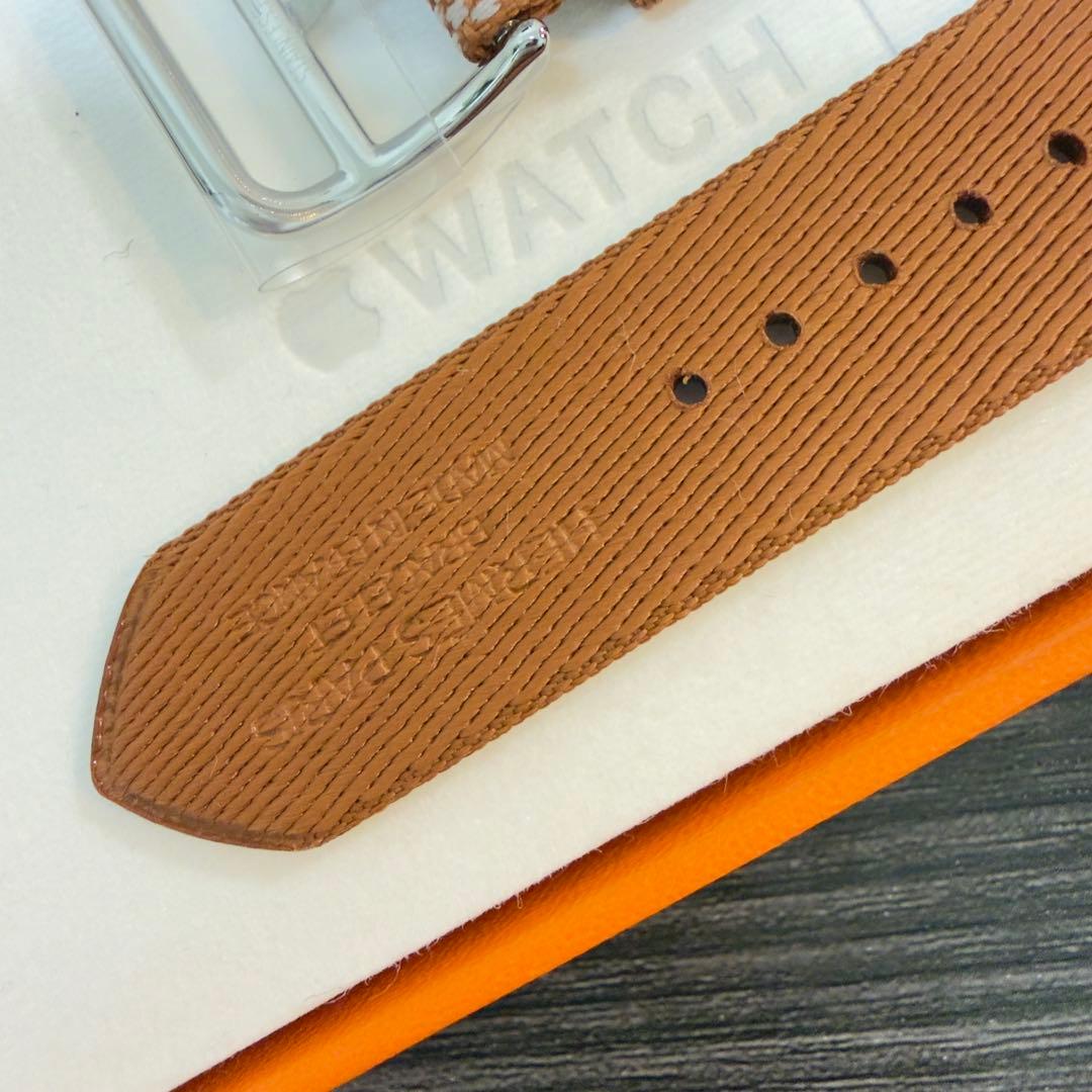 149 未使用　Apple Watch エルメス　ゴールド　トワルH ナイロン