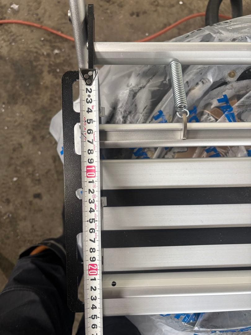 アルミ製 折りたたみステップ キャンピングカー用