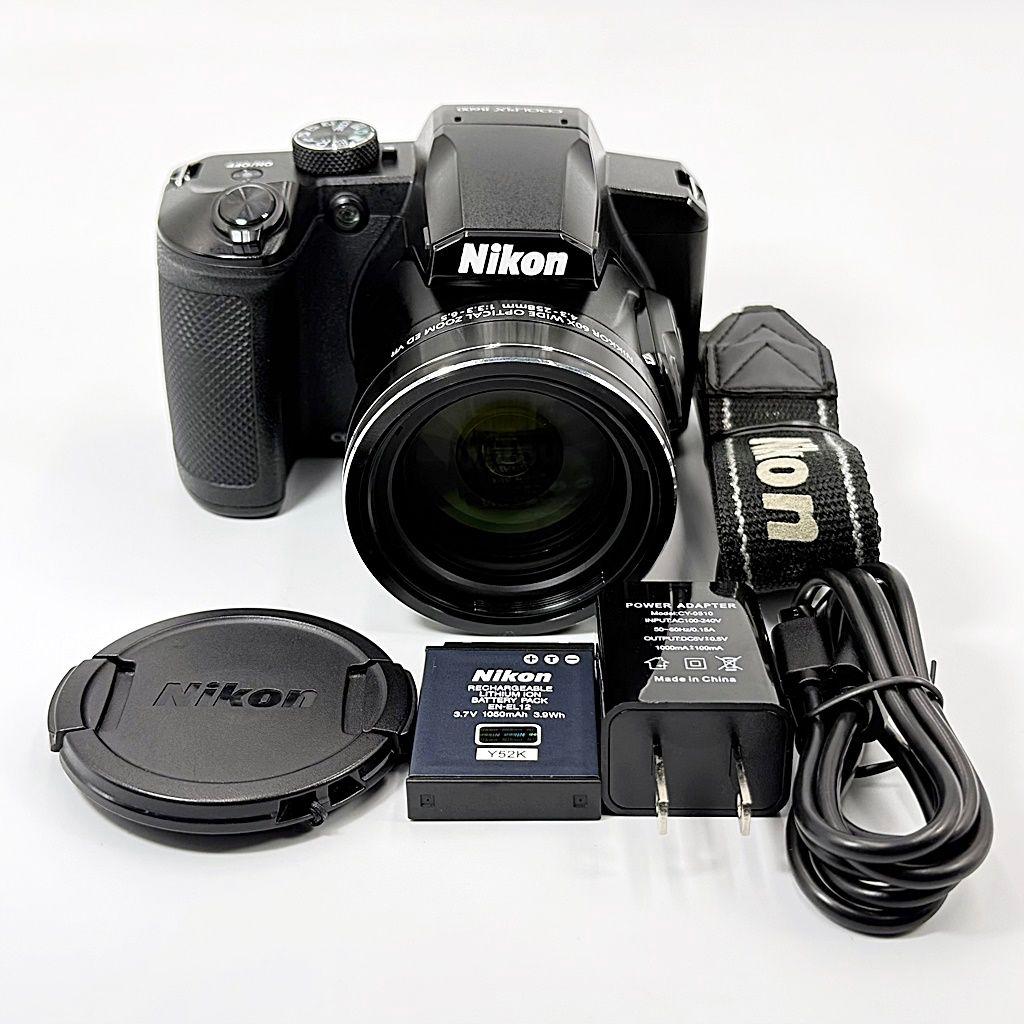 ニコン Nikon COOLPIX B600 ブラック コンデジ カメラ 中古