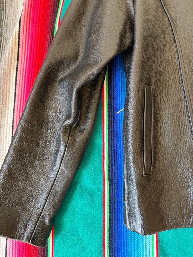 【舶来堂】革ジャン Mサイズ 矢沢永吉 キャロル 昭和レトロ レザージャケット