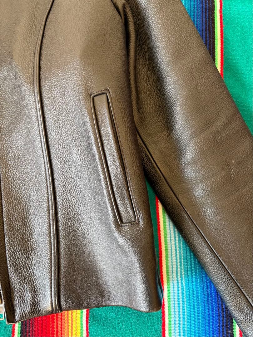 【舶来堂】革ジャン Mサイズ 矢沢永吉 キャロル 昭和レトロ レザージャケット