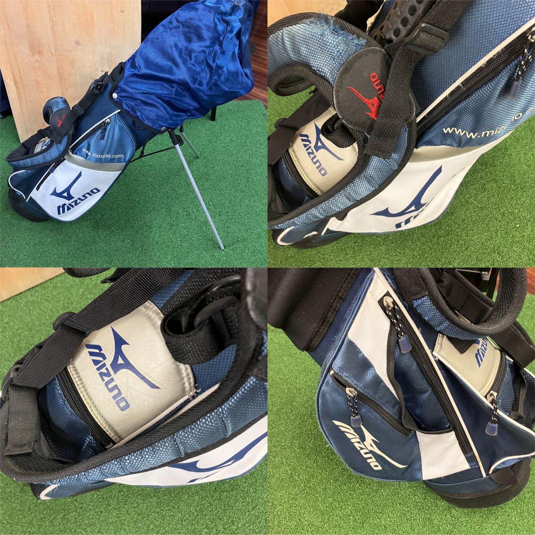 ミズノ ジュニア ゴルフクラブ 120cmタイプ 8本セット バッグ付 USED