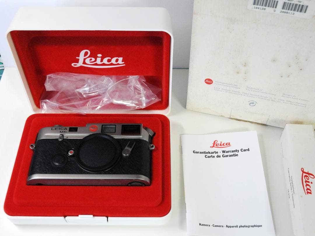 ライカ　M6 チタン　ワンオーナー　完動美品　元箱等付　0.72倍