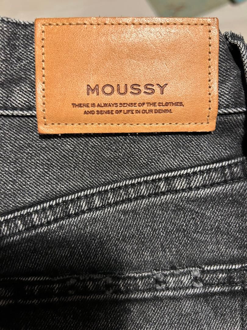 MOUSSY MVS BLACK FLARE 25サイズ ブラック