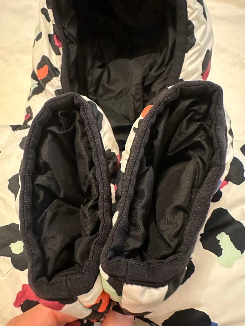 BURTON ベビー　ホワイト・レオパード柄　スノーウェア　75cm