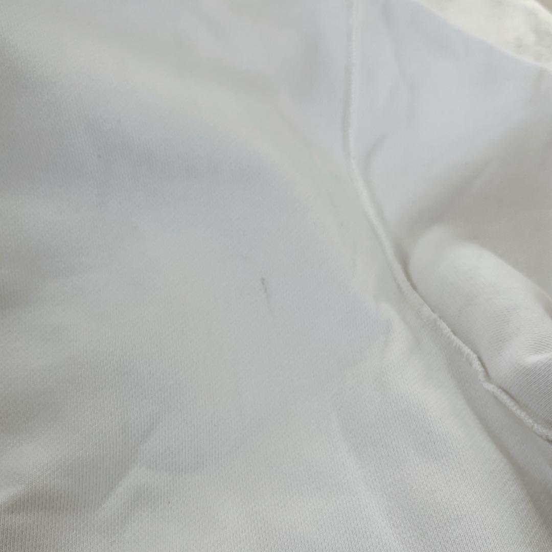 ルイヴィトン インサイドアウト ロゴ　スウェット パーカー メンズ XL 白